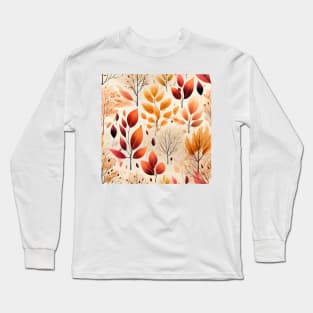 Autumn Leaves Pattern 17 Long Sleeve T-Shirt